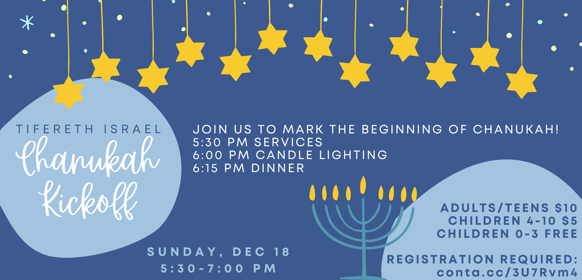 Chanukah Kickoff (Registration Required)