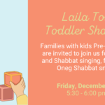Laila Tov Toddler Shabbat